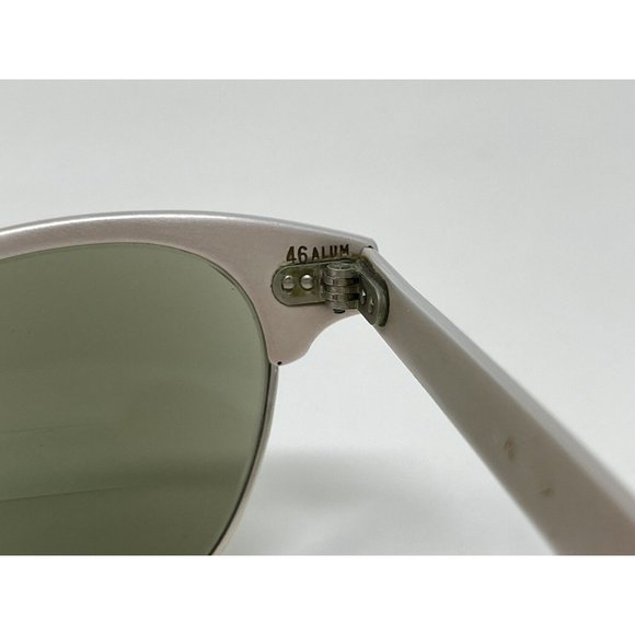 VINTAGE Eyeglasses ALUM 46 [] 20 5 1/2 Eyeglasses Great Condition 12k GF Bridge - Picture 6 of 12